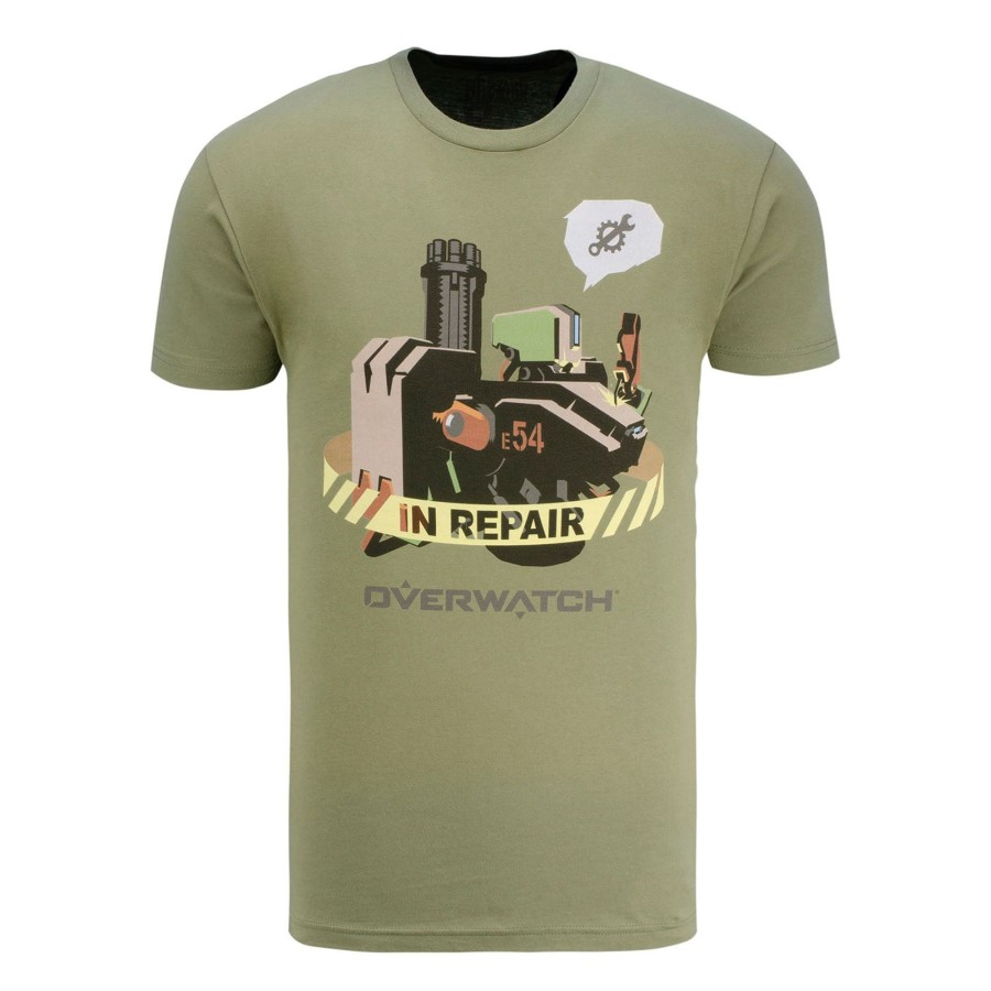 Apparel LGM | Overwatch Bastion In Repair Olive T-Shirt