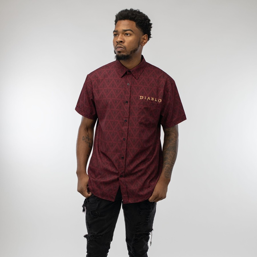 Apparel Thunderwear | Diablo Button-Up Red Shirt