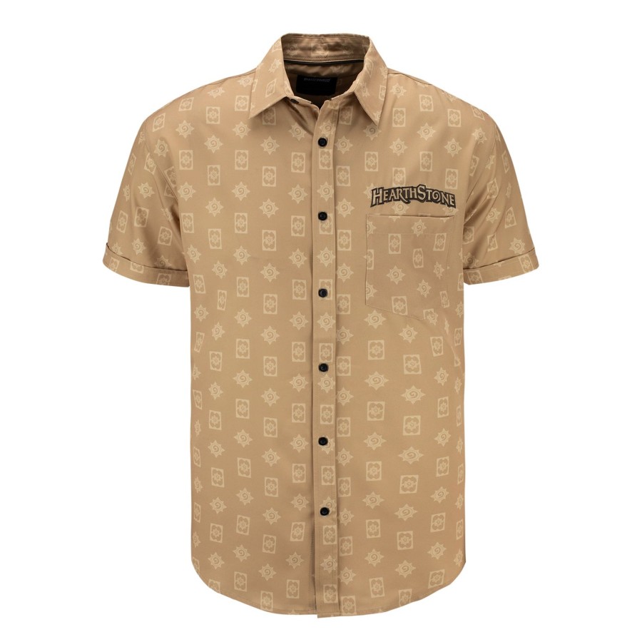 Apparel Thunderwear | Hearthstone Button-Up Tan Shirt