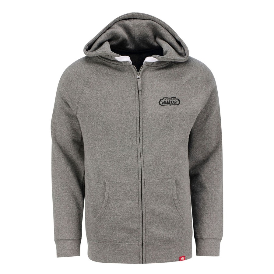 Apparel Sportiqe | World Of Warcraft Grey Zip-Up Hoodie