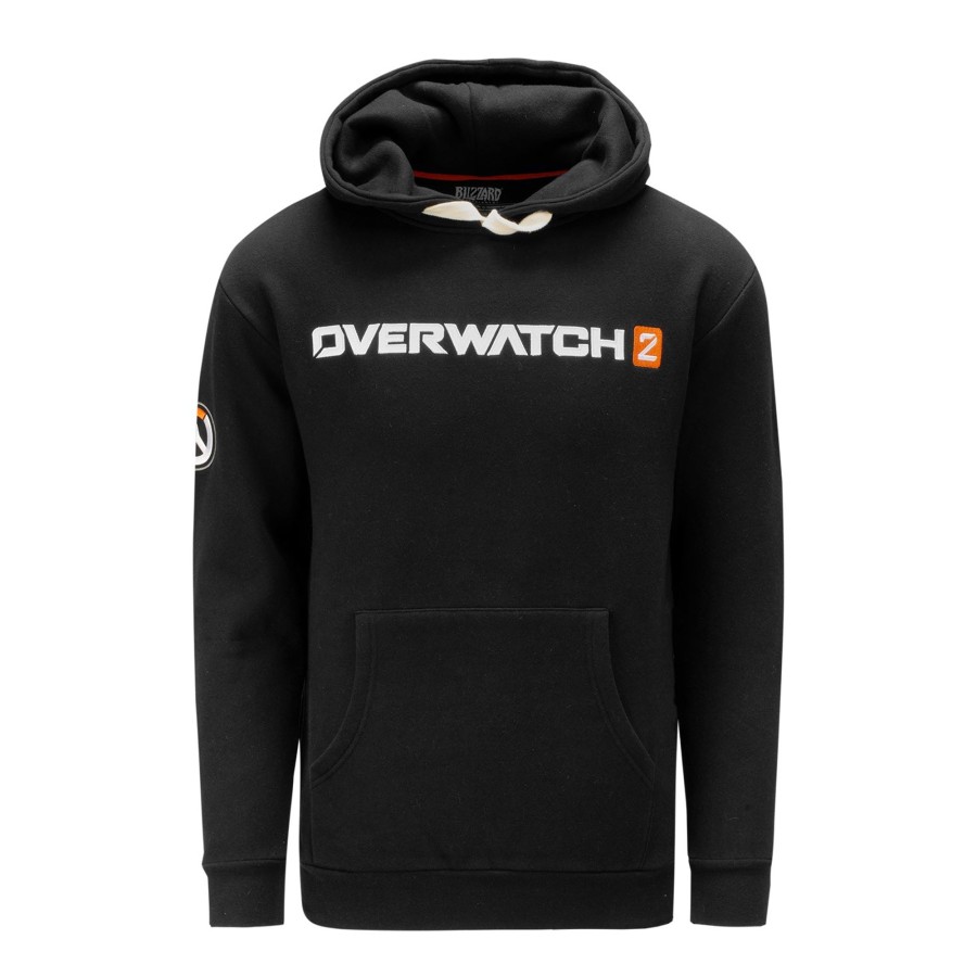 Apparel Thunderwear | Overwatch 2 Heavy Weight Patch Pullover Black Hoodie