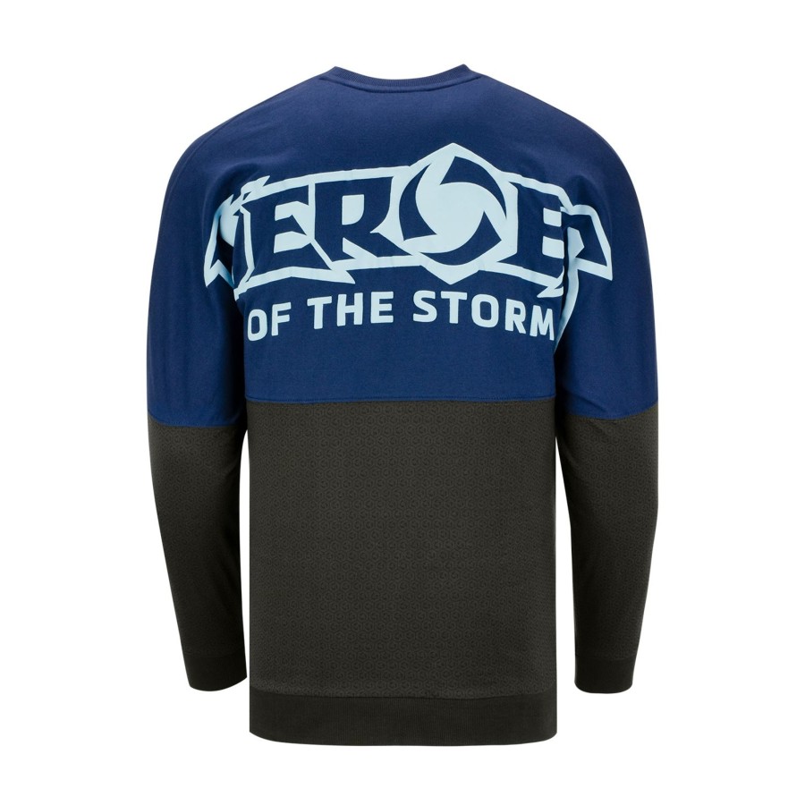 Apparel Thunderwear | Heroes Of The Storm Billboard Long Sleeve Blue T-Shirt