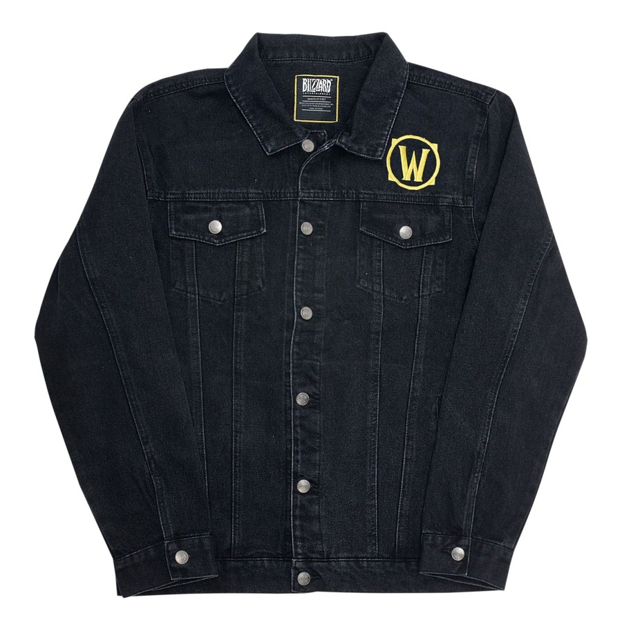 Apparel Thunderwear | World Of Warcraft Denim Black Jacket