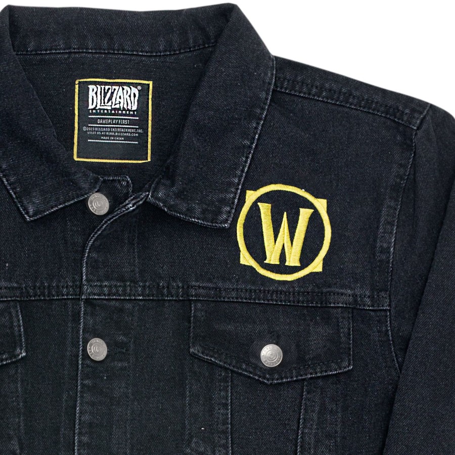 Apparel Thunderwear | World Of Warcraft Denim Black Jacket