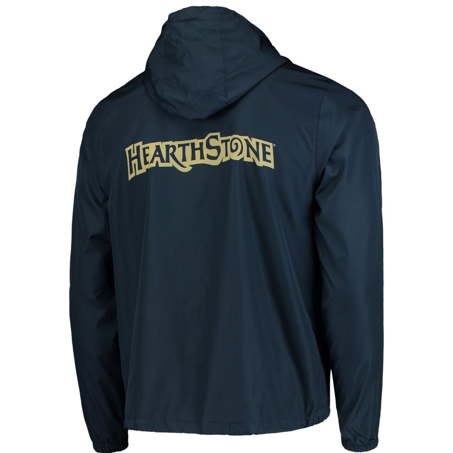 Apparel Fanatics | Hearthstone J!Nx Zip-Up Navy Windbreaker Jacket