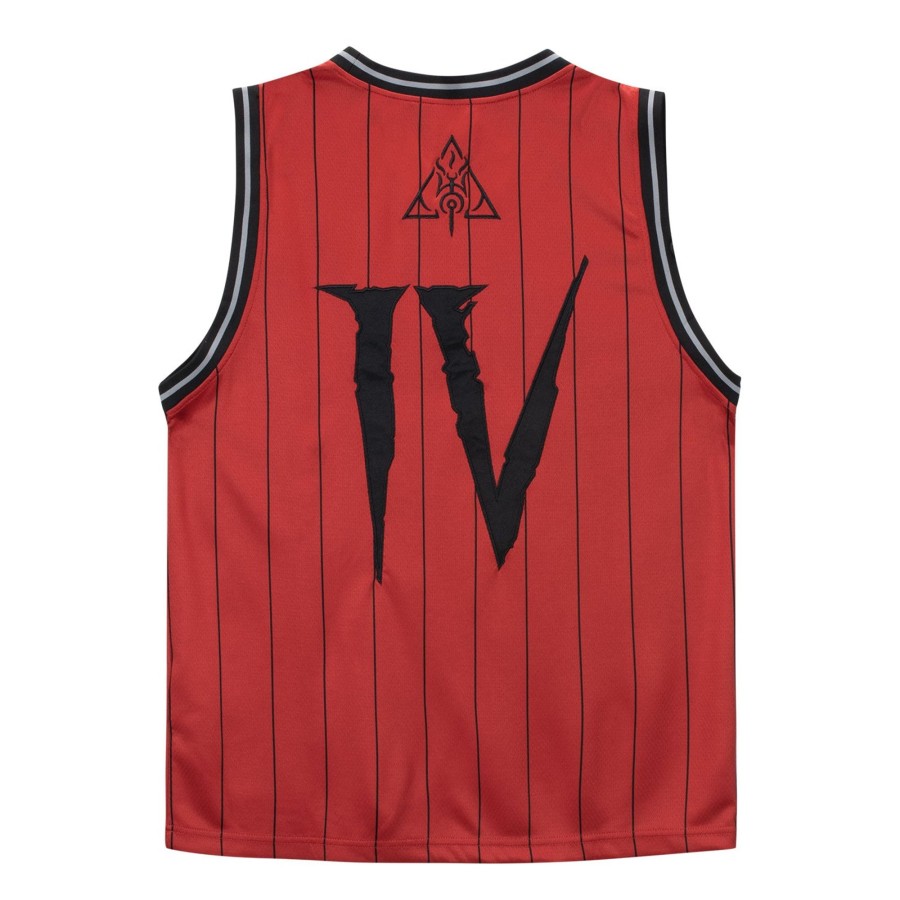 Apparel Thunderwear | Diablo Iv Red Basketball Jersey