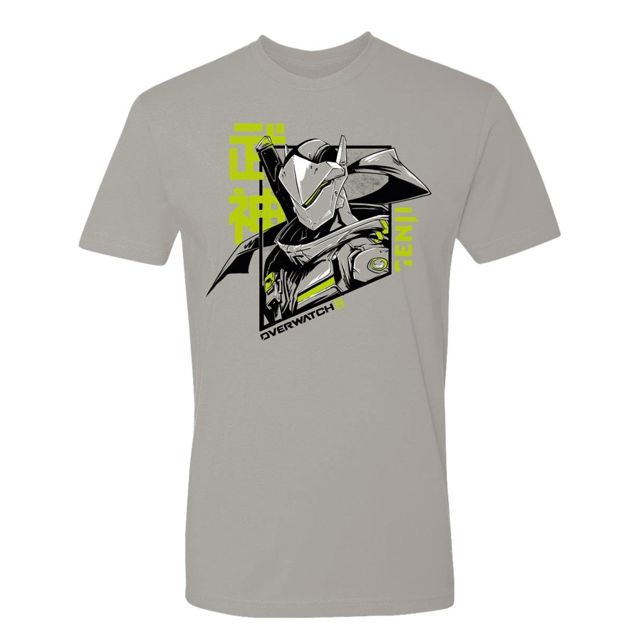 Apparel LGM | Overwatch 2 Genji God Of War Light Grey T-Shirt