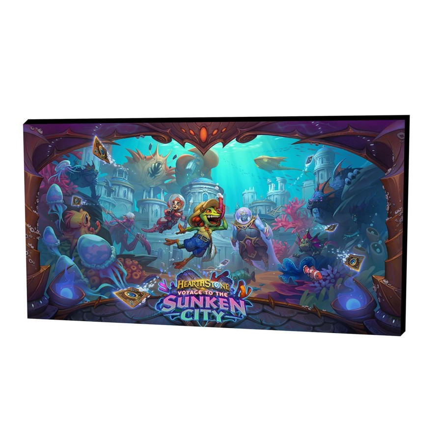 Books & Art Jondo | Hearthstone Voyage To The Sunken City 14X25In Canvas