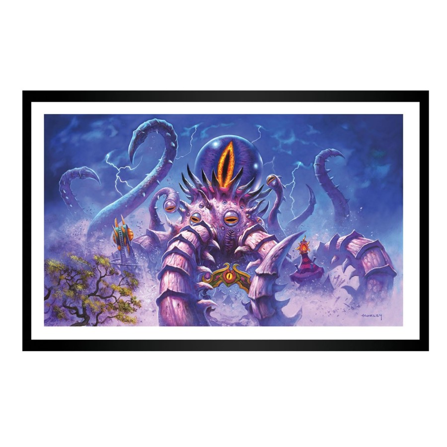 Books & Art Jondo | Hearthstone C'Thun The Shattered 14X24In Framed Art Print