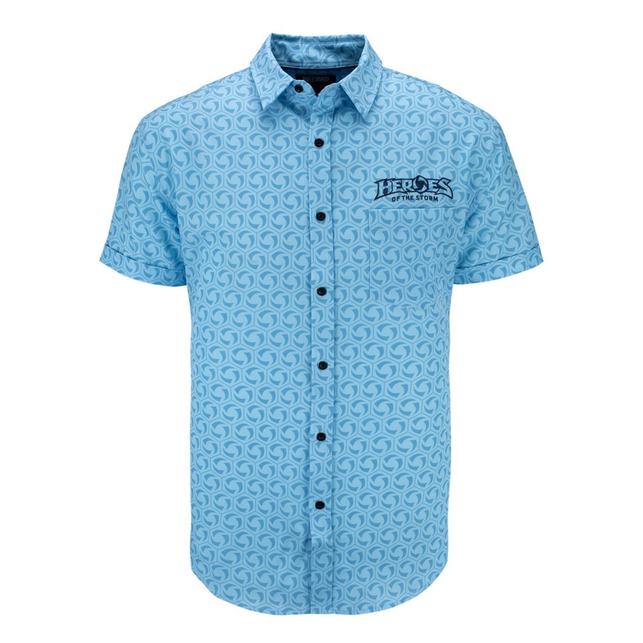 Apparel Thunderwear | Heroes Of The Storm Button-Up Blue Shirt