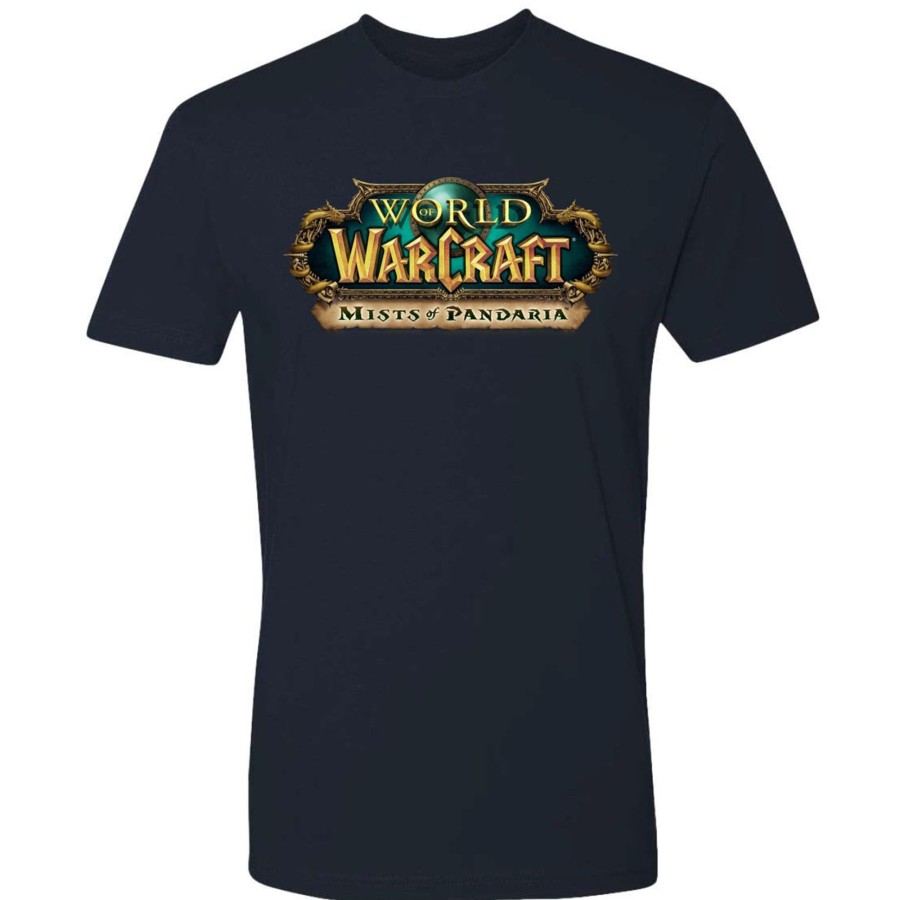 Apparel LGM | World Of Warcraft Mists Of Pandaria Logo Navy T-Shirt