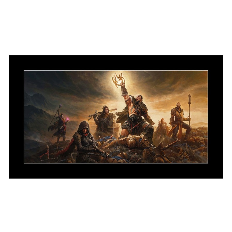 Books & Art Jondo | Diablo Immortal Overthrow 12X24In Matted Print