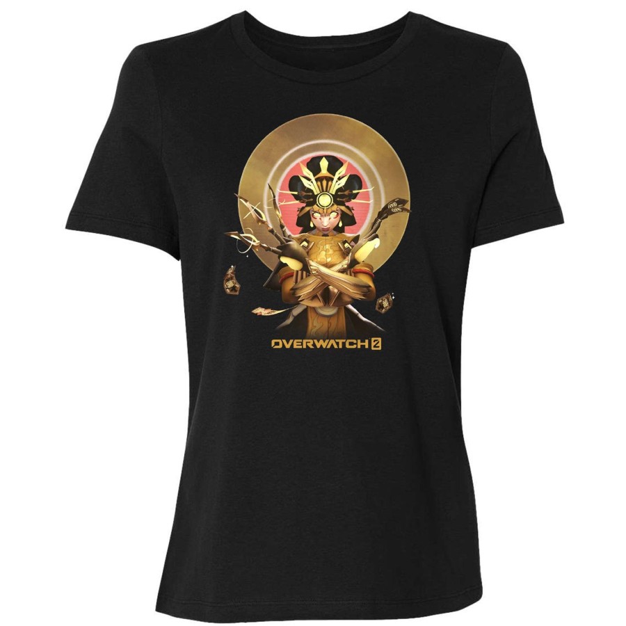 Apparel LGM | Overwatch 2 Kiriko Amaterasu Women'S Black T-Shirt