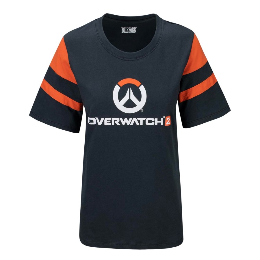 Apparel Fortune Fashion | Overwatch 2 Women'S Charcoal Logo T-Shirt