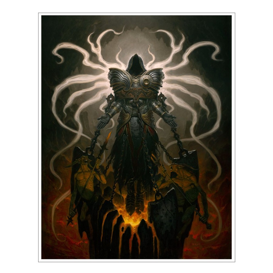 Books & Art Stickers and Posters | Diablo Iv Inarius Poster