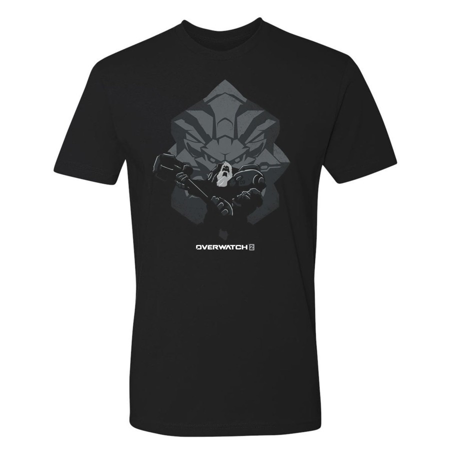 Apparel LGM | Overwatch 2 Reinhardt Lion Hammer Black T-Shirt