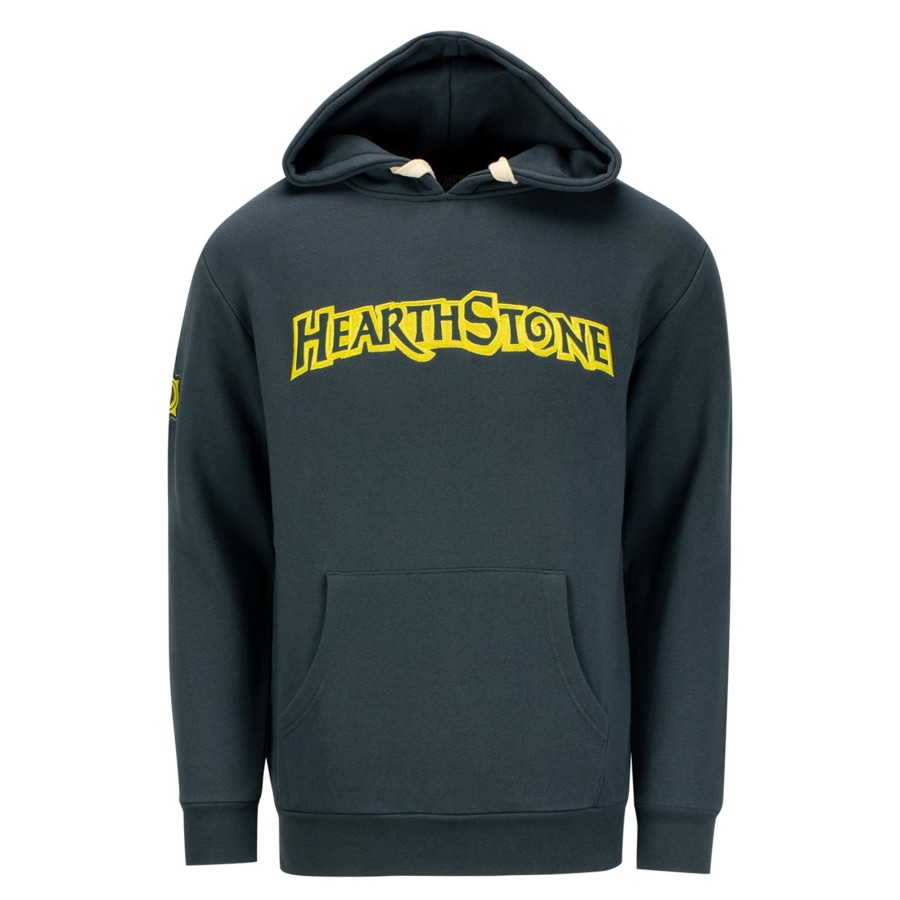 Apparel Thunderwear | Hearthstone Heavy Weight Patch Pullover Blue Hoodie