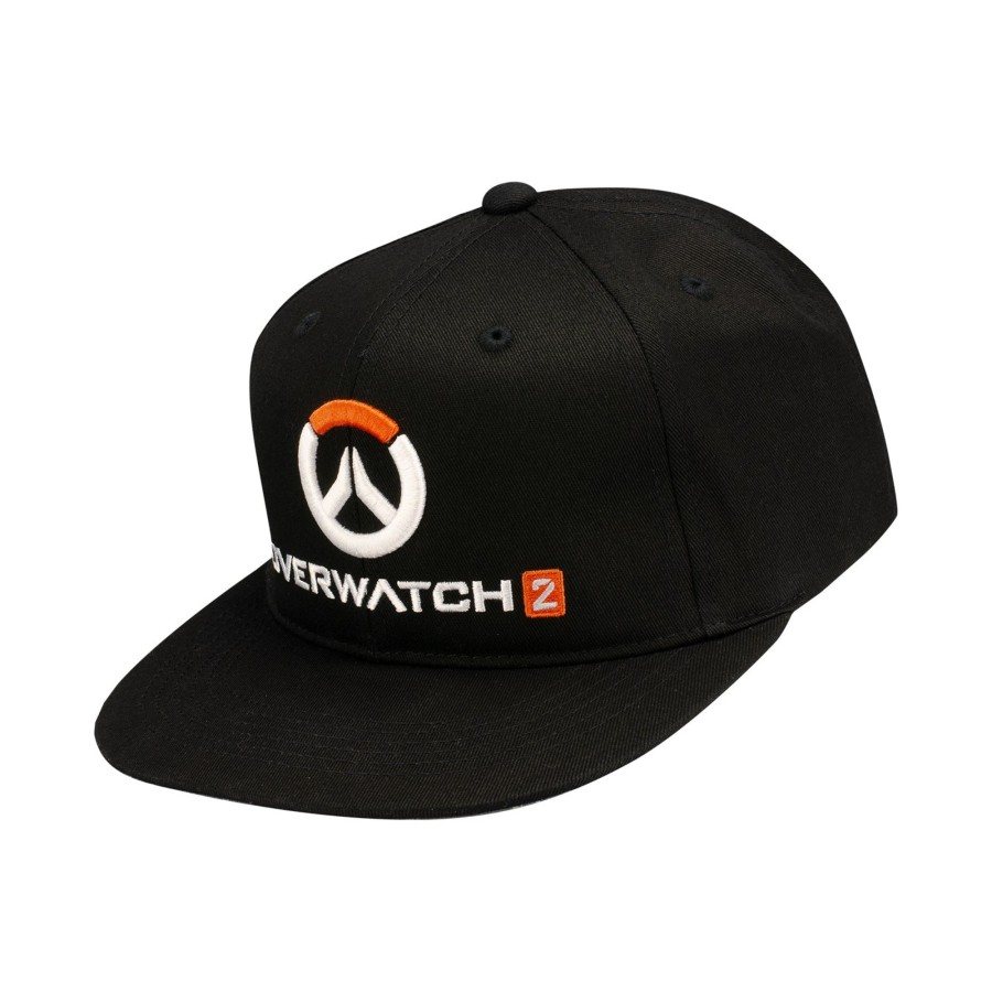 Apparel JM5 | Overwatch 2 Black Flat Bill Snapback Hat