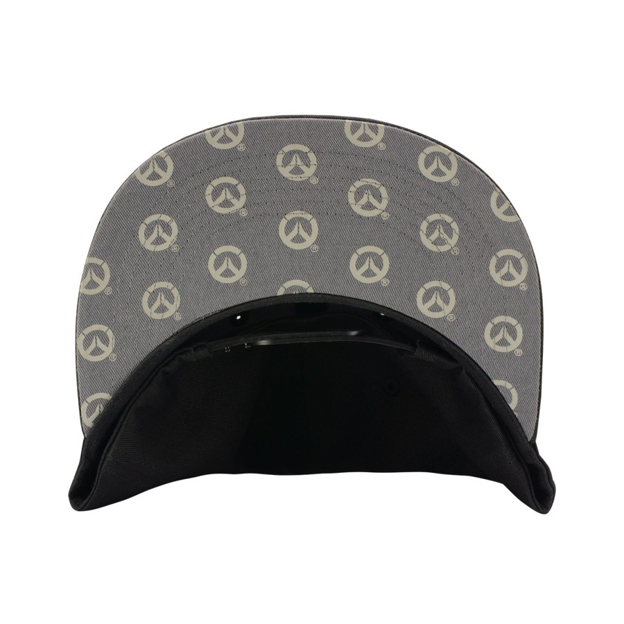 Apparel JM5 | Overwatch 2 Black Flat Bill Snapback Hat