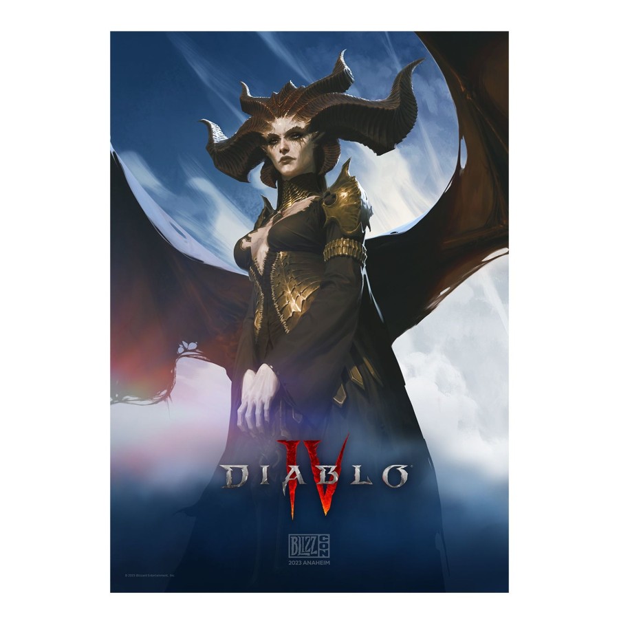 Books & Art Stickers and Posters | Diablo Iv Lilith Blizzcon Poster