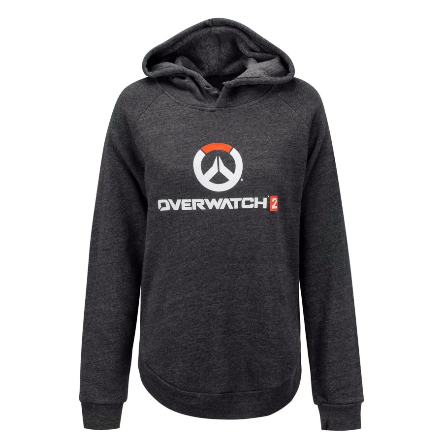 Apparel LGM | Overwatch 2 Women'S Logo Charcoal Hoodie