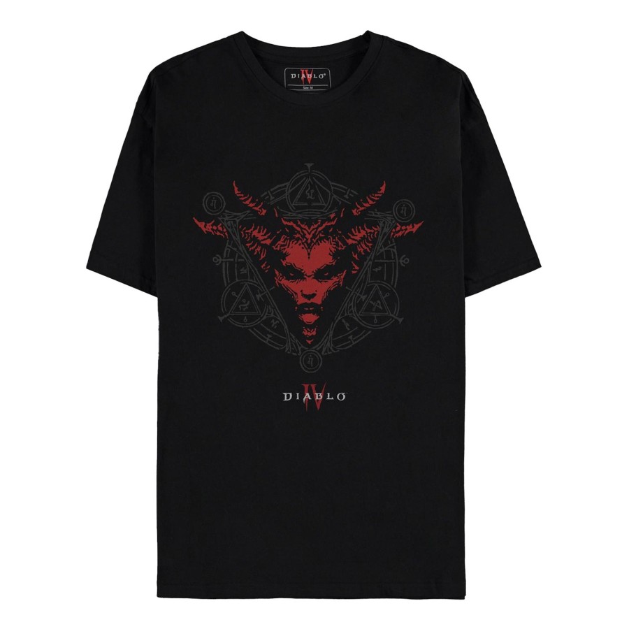 Apparel Difuzed | Diablo Iv Lilith'S Sigil Black T-Shirt