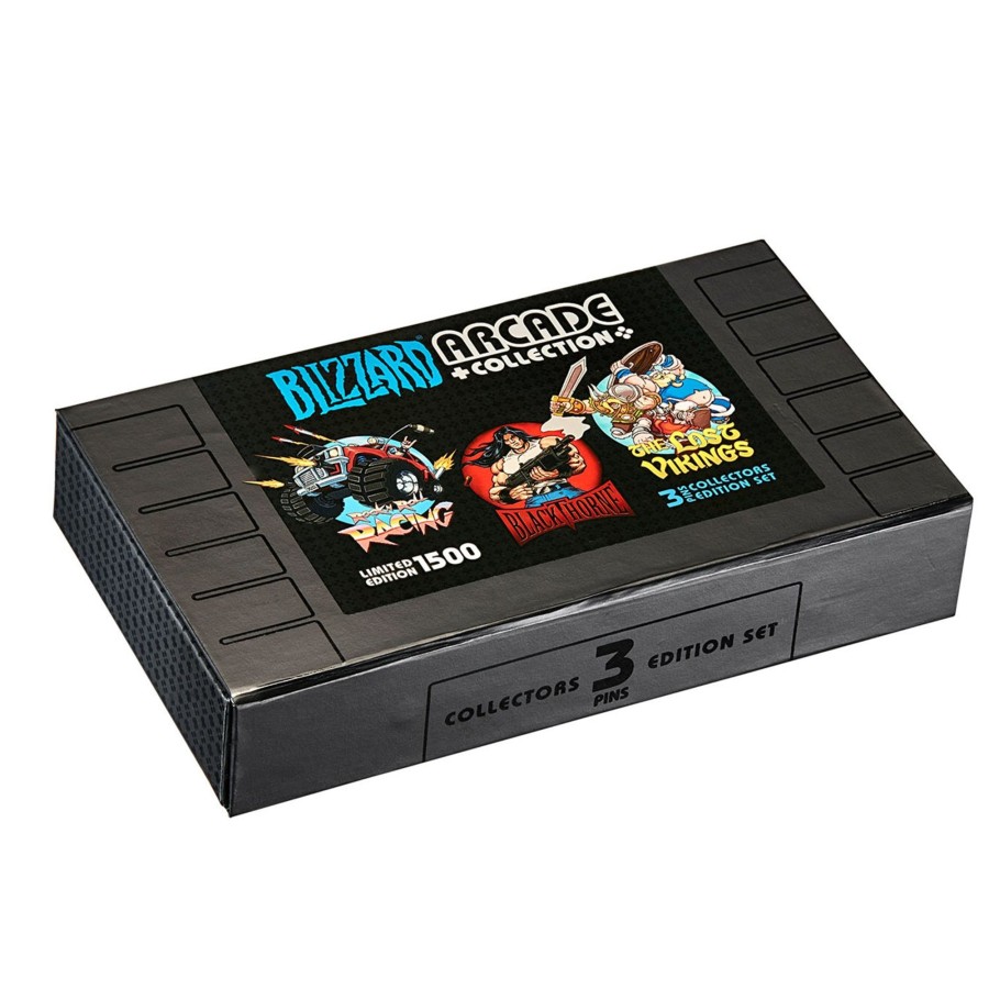 Collectibles Blizzard | Retro Game Art Collector'S Edition Pin Set