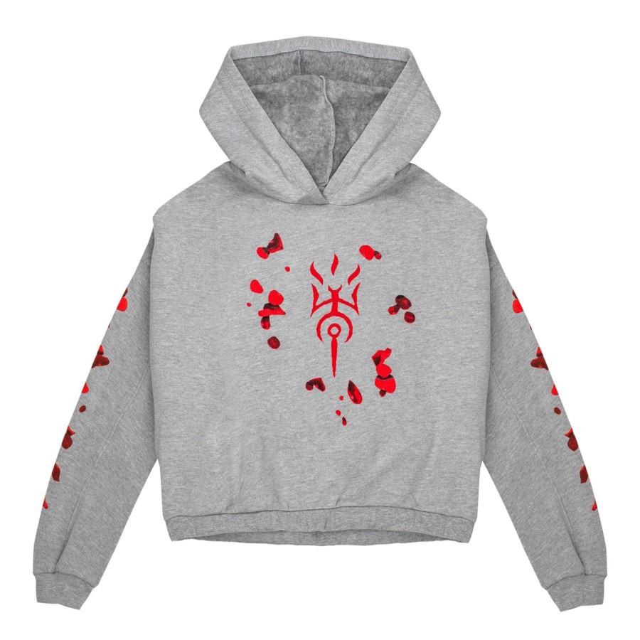 Apparel LGM | Diablo Iv Triune Women'S Grey Cinched Hoodie