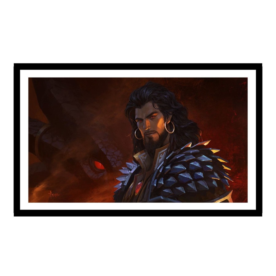 Books & Art Jondo | World Of Warcraft Wrathion 12X21In Framed Art Print