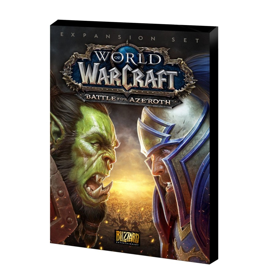 Books & Art Jondo | World Of Warcraft Battle For Azeroth Box Art Canvas