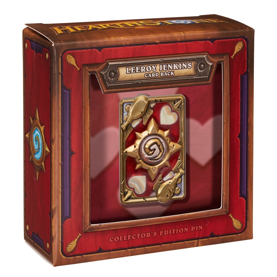 Collectibles Blizzard | Hearthstone Leeroy Jenkins Card Back Collector'S Edition Pin