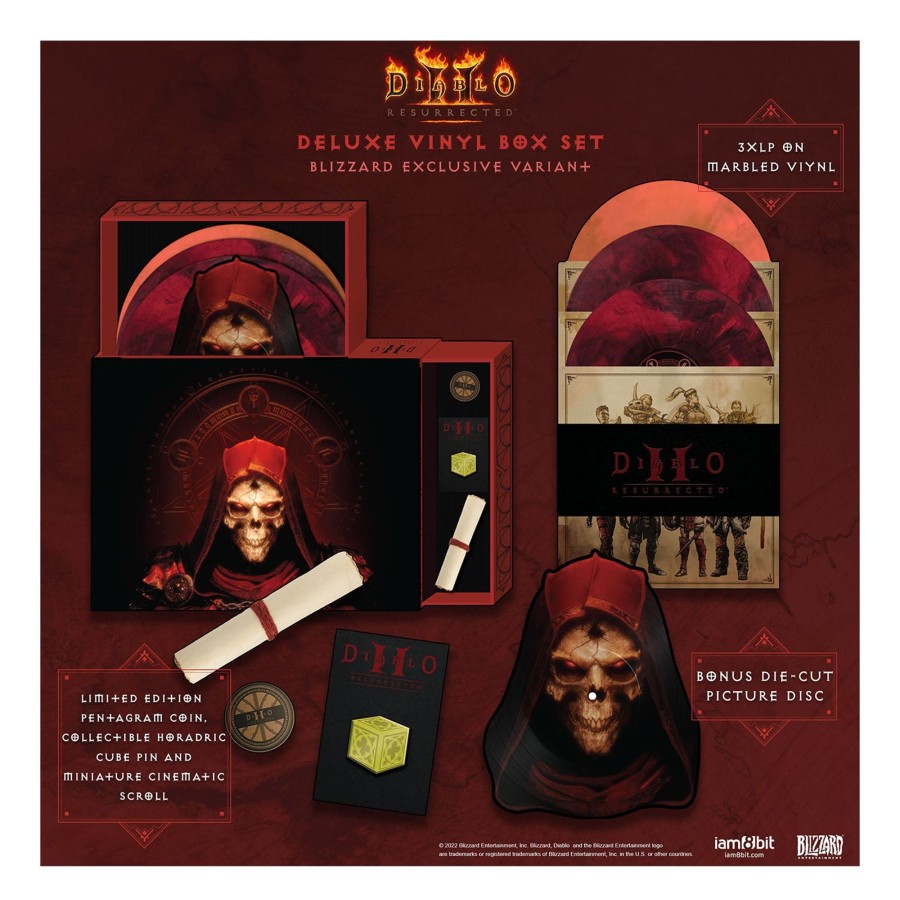 Accessories iam8bit Inc | Diablo Ii: Resurrected 3Xlp Vinyl Deluxe Box Set