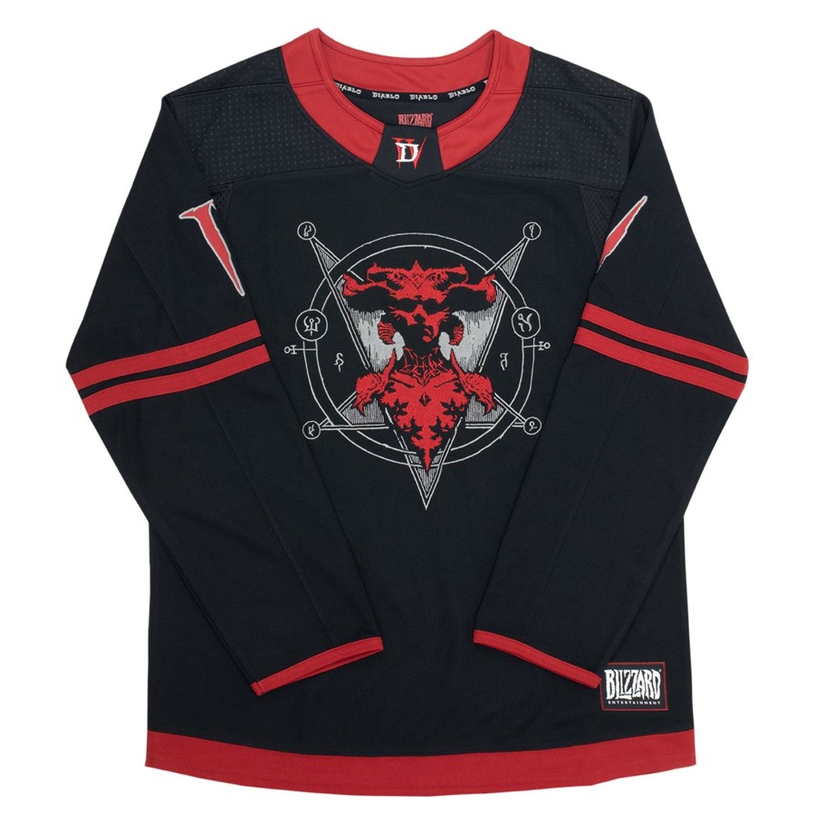 Apparel Thunderwear | Diablo Iv Black Hockey Jersey