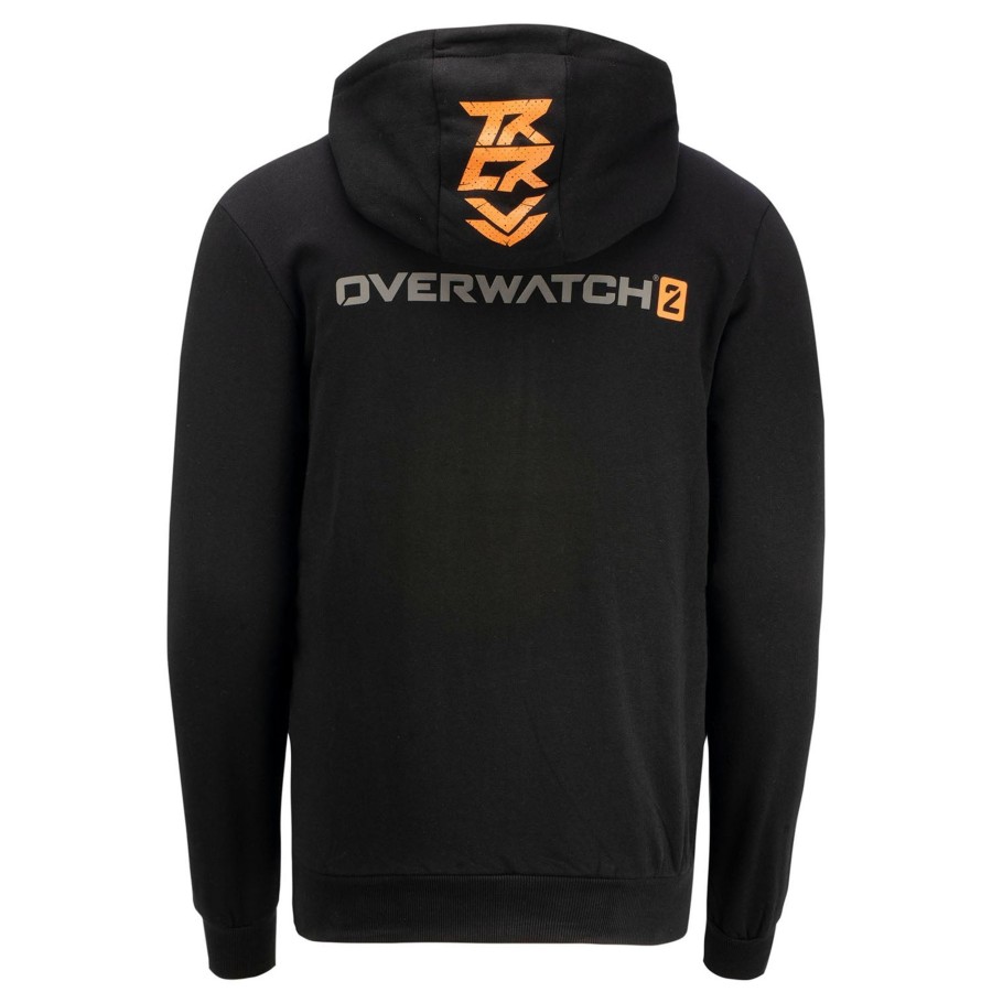 Apparel Difuzed | Overwatch 2 Tracer Black Zip-Up Hoodie