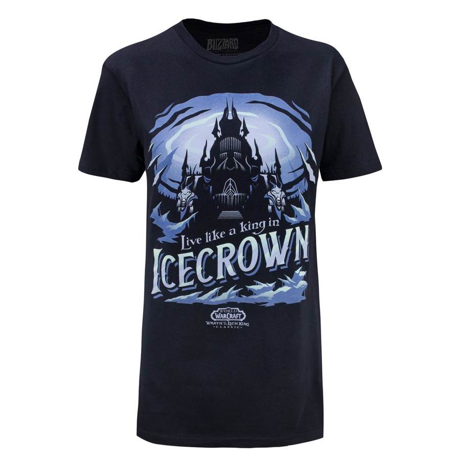 Apparel JINX Inc | World Of Warcraft Lich King J!Nx Women'S Blue Icecrown T-Shirt