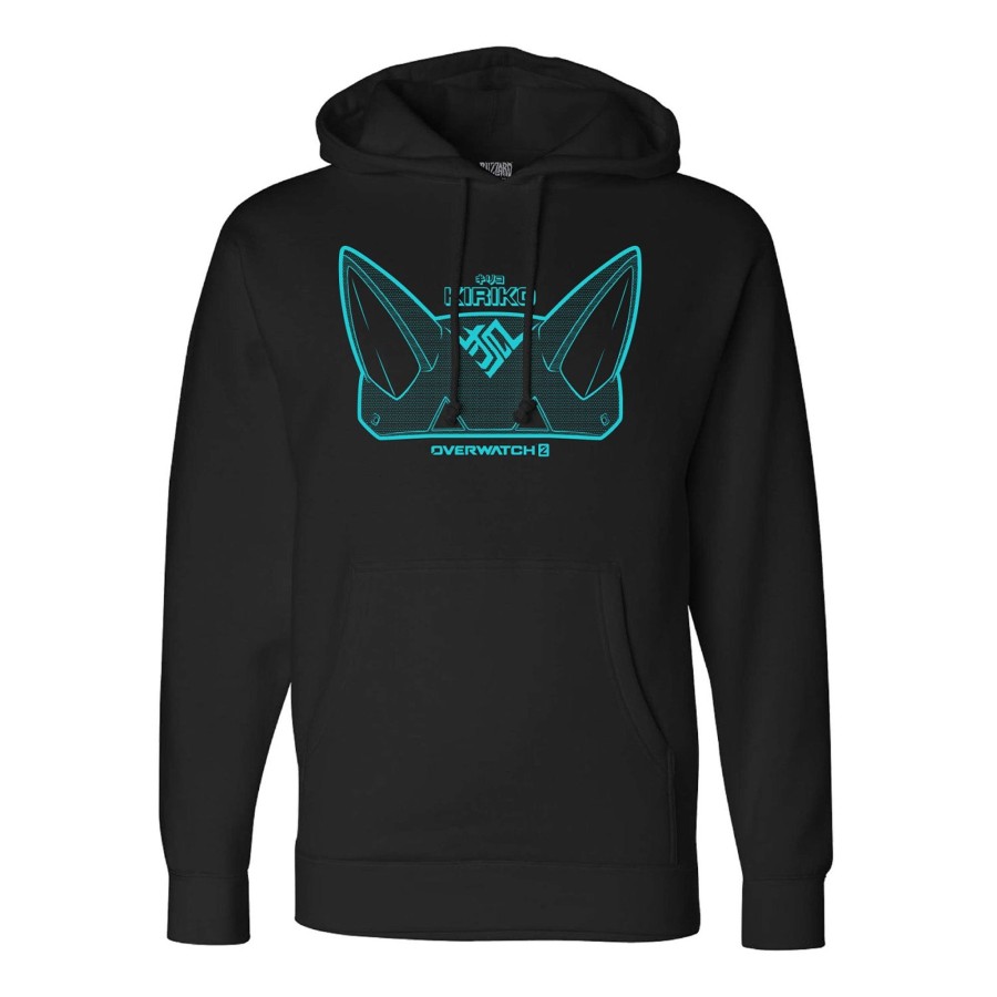 Apparel LGM | Overwatch 2 Kiriko Fox Ears Black Hoodie