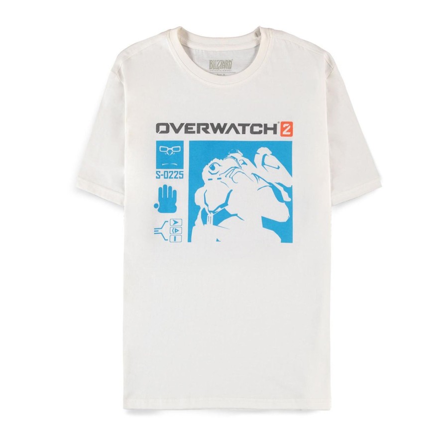 Apparel Difuzed | Overwatch 2 Winston White Tank T-Shirt