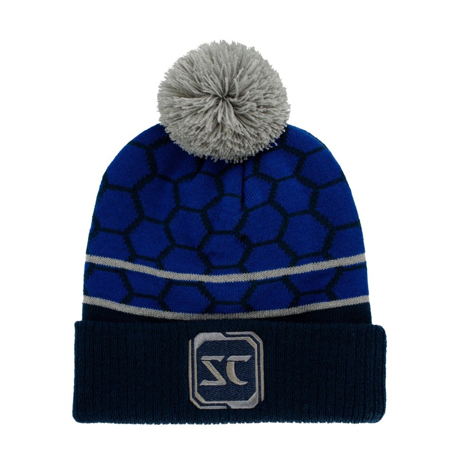 Apparel BAMBAMS | Starcraft Blue Pom Beanie