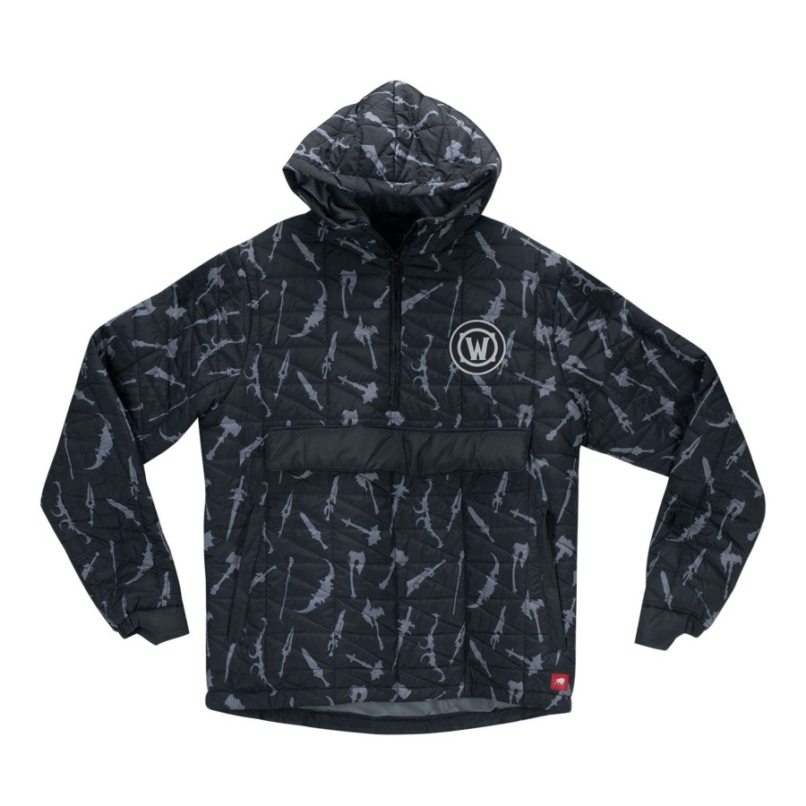 Apparel Sportiqe | World Of Warcraft Weapons Half-Zip Pullover Jacket