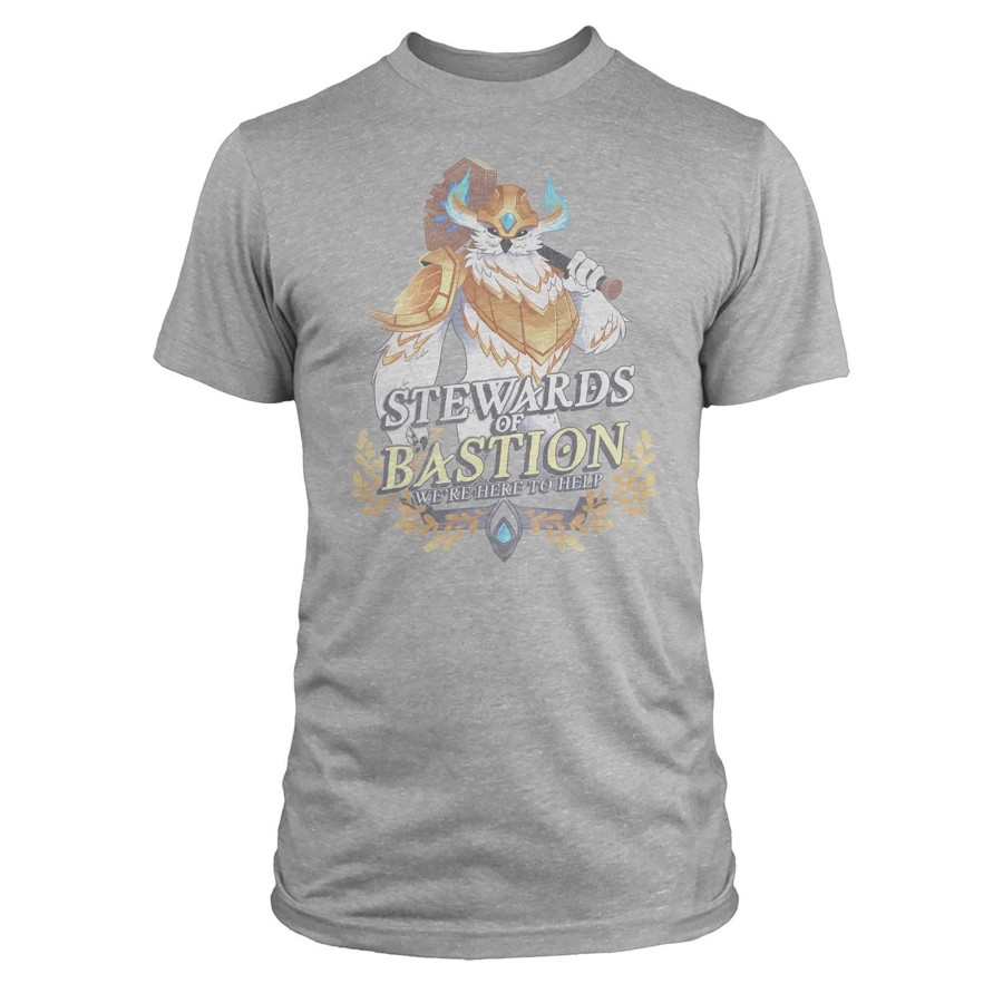 Apparel JINX Inc | World Of Warcraft Shadowlands J!Nx Grey Here To Help T-Shirt