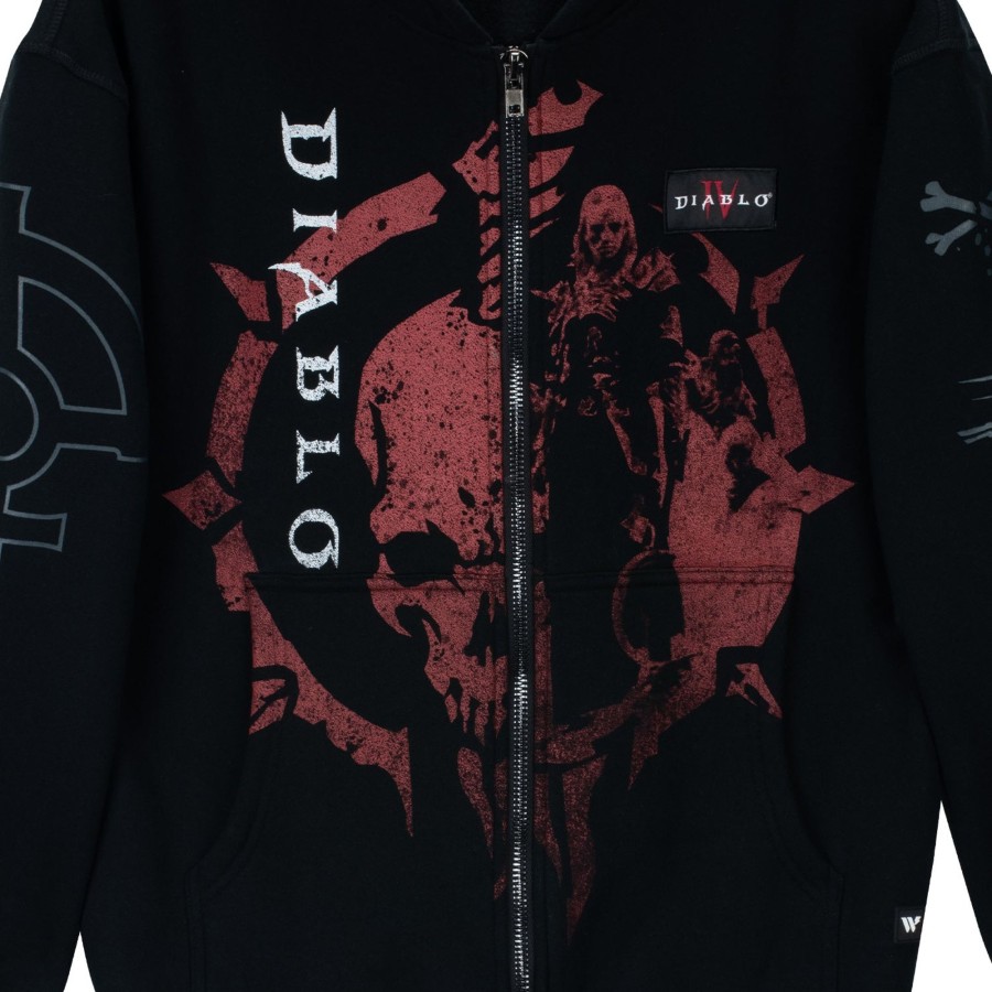 Apparel Wild Collective | Diablo Iv Necromancer Zip-Up Hoodie