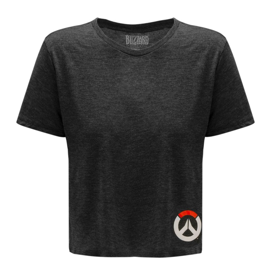 Apparel LGM | Overwatch 2 Women'S Grey Cropped T-Shirt