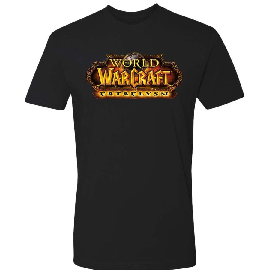 Apparel LGM | World Of Warcraft Cataclysm Logo Black T-Shirt