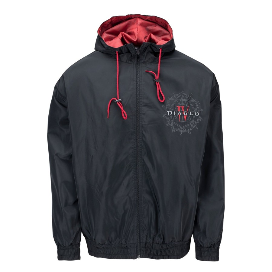 Apparel Thunderwear | Diablo Iv Windbreaker Black Jacket