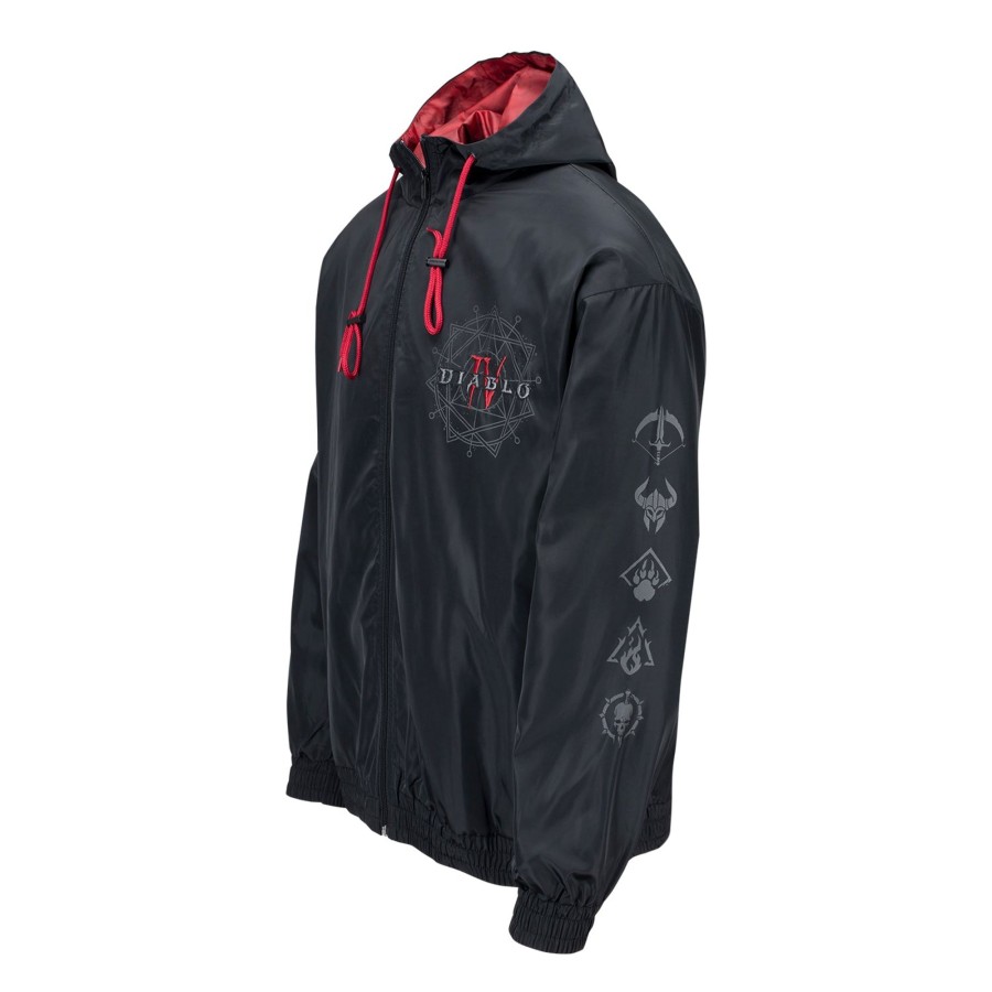 Apparel Thunderwear | Diablo Iv Windbreaker Black Jacket