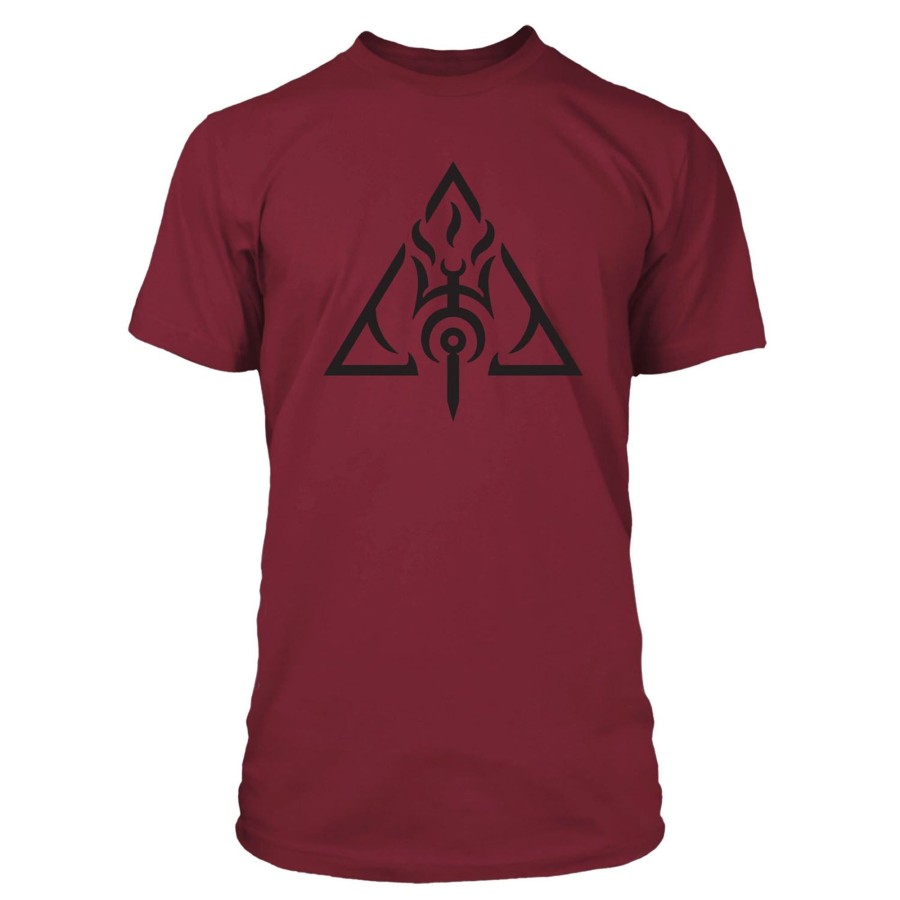 Apparel JINX Inc | Diablo J!Nx Burgundy Triune T-Shirt