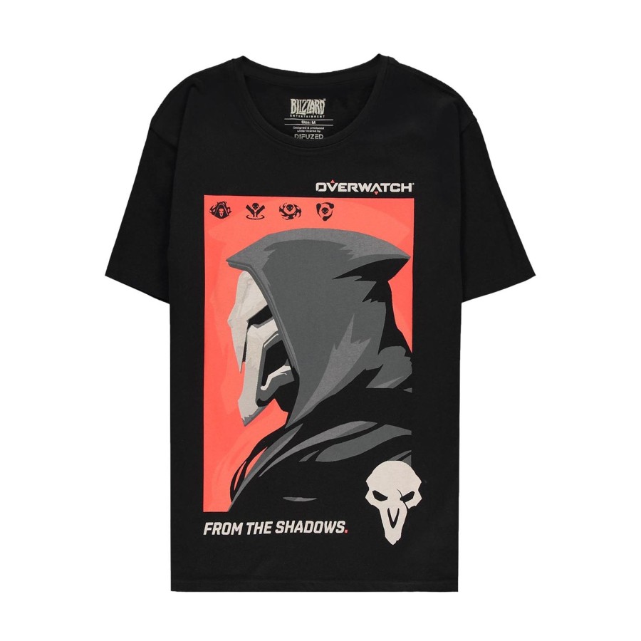 Apparel Difuzed | Overwatch Reaper Black Shadow Profile T-Shirt