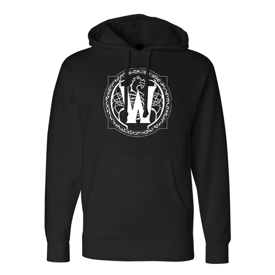 Apparel LGM | World Of Warcraft Dragonflight Logo Black Hoodie