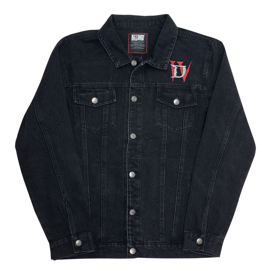 Apparel Thunderwear | Diablo Iv Denim Black Jacket