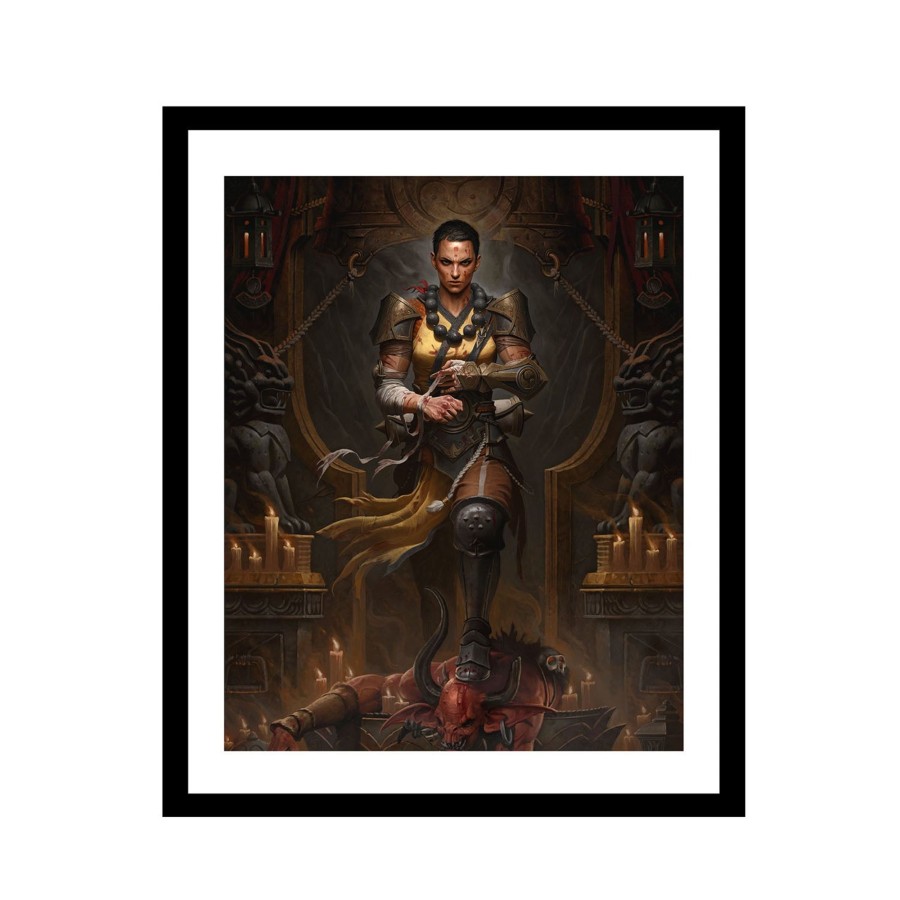 Books & Art Jondo | Diablo Immortal Monk 16X20In Framed Print